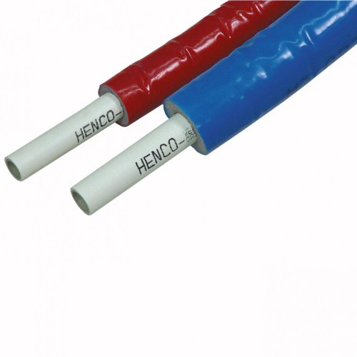 Труба HENCO STANDARD в красной изоляции (6мм), PEXc-AL-PEXc, 16х2, бухта 100 метров